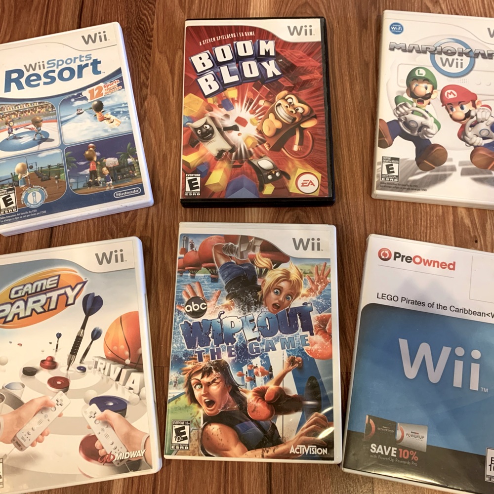 WII 6 Games Bundle